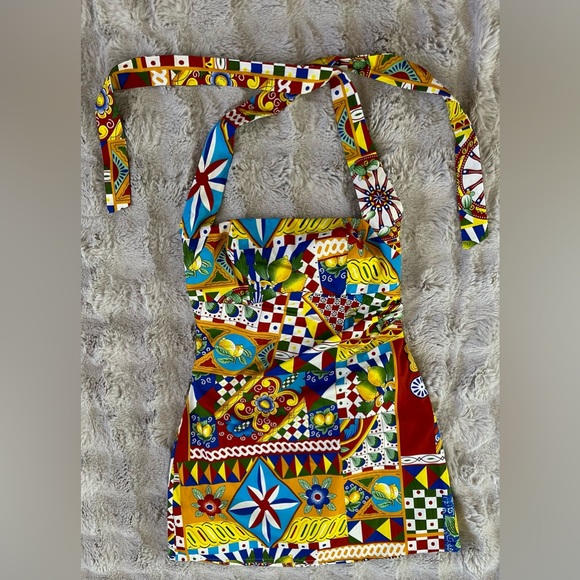 SEVEN WONDERS AERA MINI DRESS - PHAEDRA PRINT size small - Picture 4 of 8